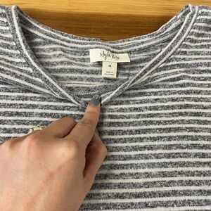 Style & Co. Striped long sleeve